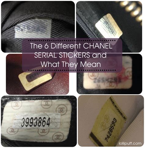 look up chanel serial number